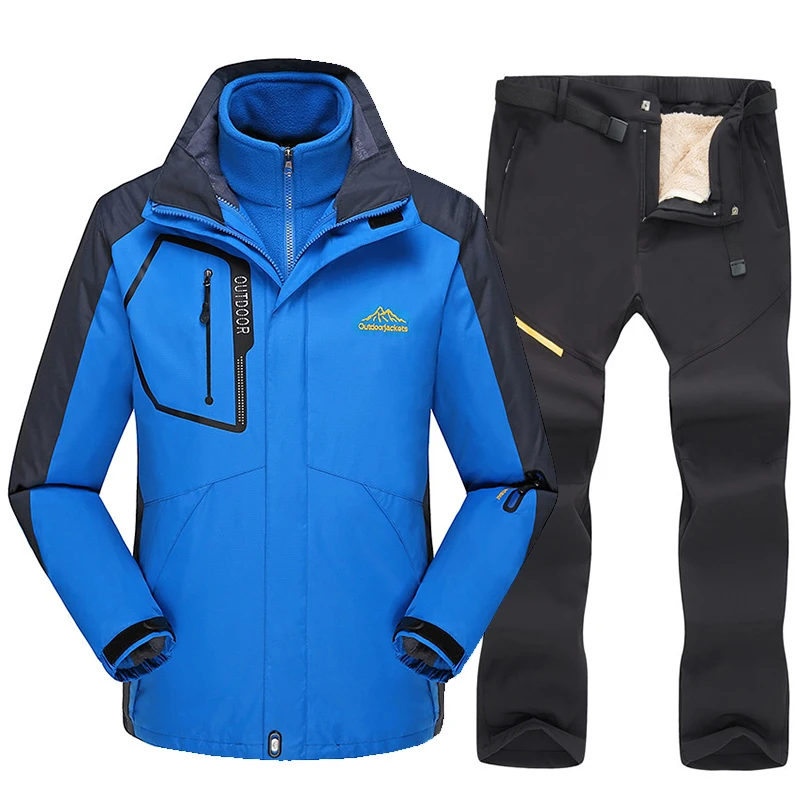 2021 New Men's Ski Suit Thermal Waterproof Windproof Hiking Jacket Pants Sets Winter Outdoor Snow Skiing Snowboarding Coats Sets
2021 New Men's Ski Suit Thermal Waterproof Windproof Hiking Jacket Pants Sets Winter Outdoor Snow Skiing Snowboarding Coats Sets