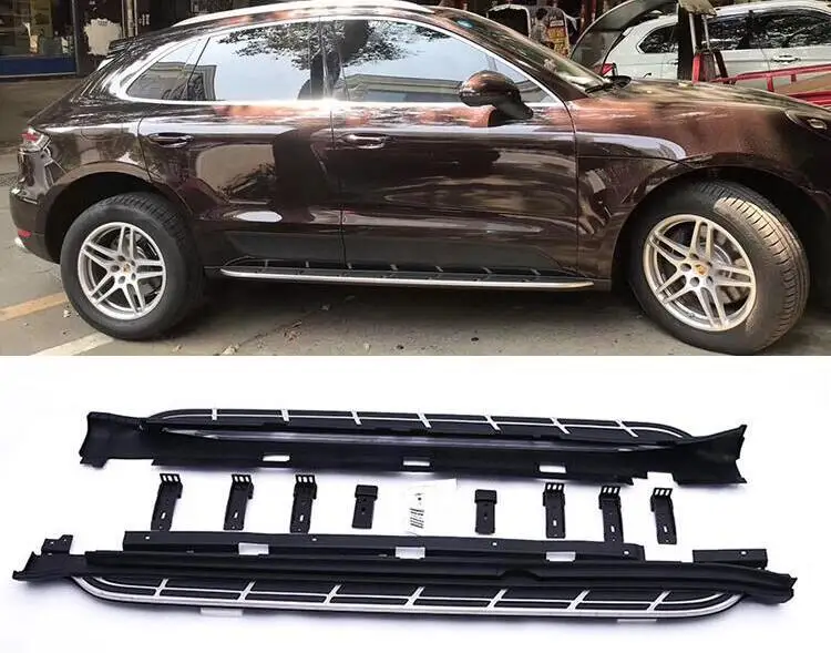 Высокое качество алюминиевый сплав и АБС автомобиля бег подножка Nerf бар Защита для Porsche Macan 2014-2021 
Высокое качество алюминиевый сплав и АБС автомобиля бег подножка Nerf бар Защита для Porsche Macan 2014-2021