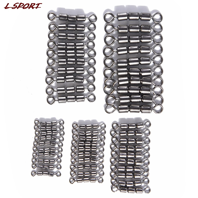 10PCS Three Ball Bearing Swivel Solid Rings Fishing Connector Ocean Boat Fishing Hooks
10PCS Three Ball Bearing Swivel Solid Rings Fishing Connector Ocean Boat Fishing Hooks