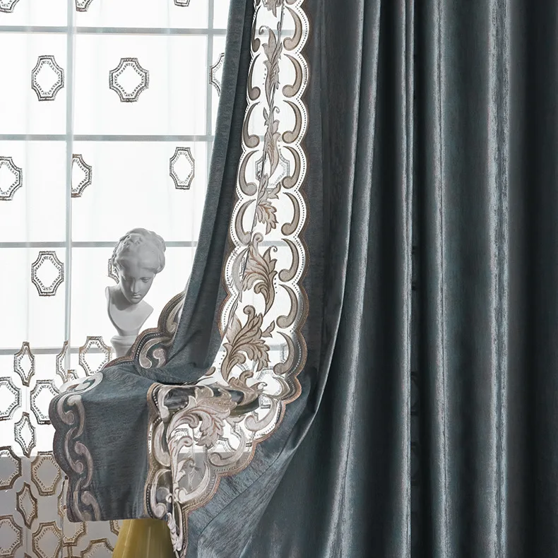 Curtains for Living Dining Room Bedroom Flannel Hollow Embroidery Simple Nordic High Shading Palace Luxury European Door
Curtains for Living Dining Room Bedroom Flannel Hollow Embroidery Simple Nordic High Shading Palace Luxury European Door