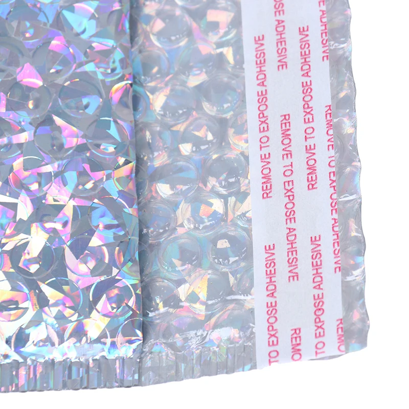 50PCS Bubble Mailers Laser Silver Mailing Envelope Bag Lined Poly Mailer Self Seal aluminizer Mailers bubble Envelopes Bag
50PCS Bubble Mailers Laser Silver Mailing Envelope Bag Lined Poly Mailer Self Seal aluminizer Mailers bubble Envelopes Bag