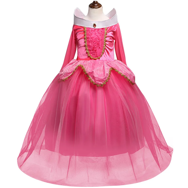 Girls Sleeping Beauty Aurore Princess Cosplay Costume Long Sleeve Pink Blue Ball Gown Dress For Girls Birthday Party Dress Up
Girls Sleeping Beauty Aurore Princess Cosplay Costume Long Sleeve Pink Blue Ball Gown Dress For Girls Birthday Party Dress Up