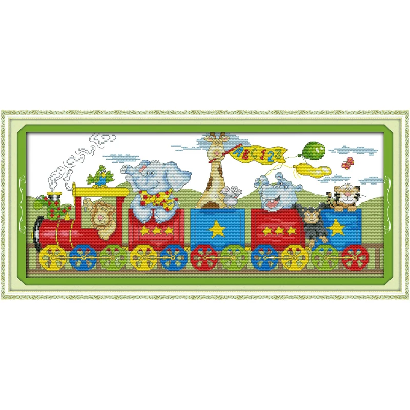 Everlasting love The train of happiness Ecological cotton Chinese cross stitch kits counted 14CT gift New store sales promotion
Everlasting love The train of happiness Ecological cotton Chinese cross stitch kits counted 14CT gift New store sales promotion