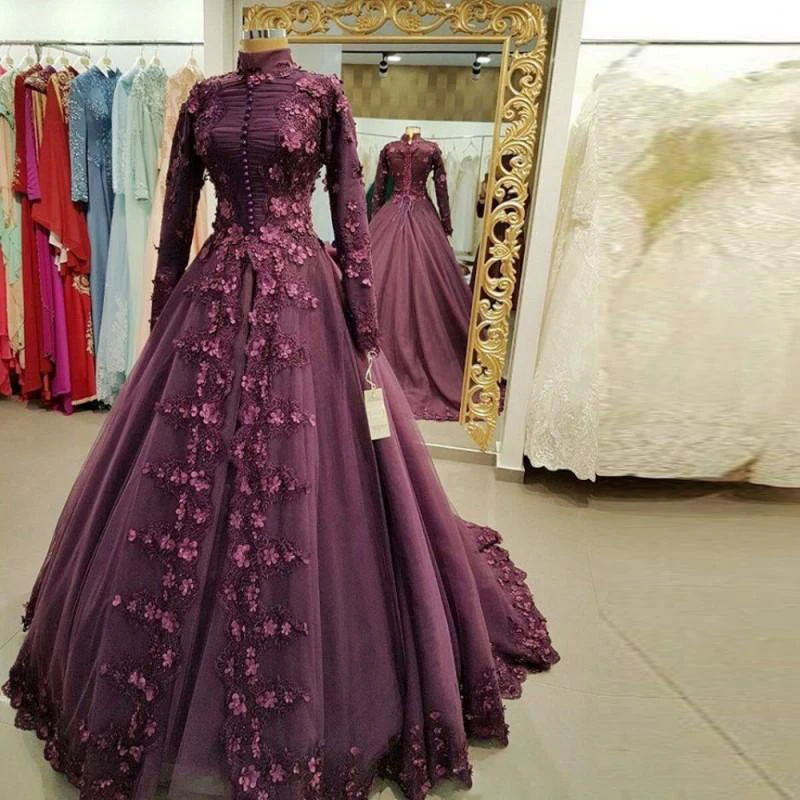 Vintage High Neck Full Sleeve Muslim Dubai Evening Dresses Burgundy Saudi Arabia Evening Gowns
Vintage High Neck Full Sleeve Muslim Dubai Evening Dresses Burgundy Saudi Arabia Evening Gowns