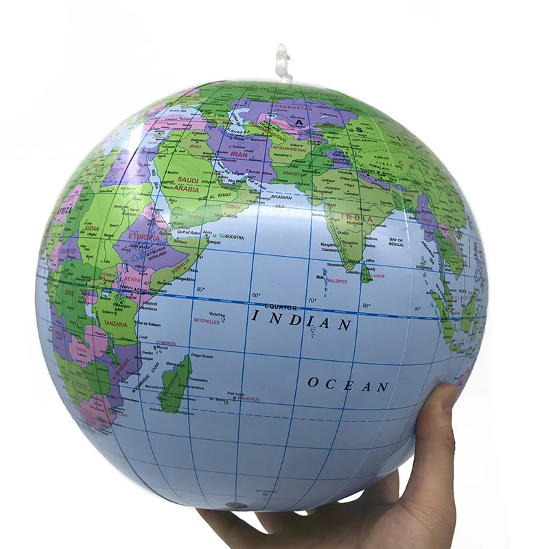 Globe Pvc Inflation Earth Sandy Beach English Edition Teaching Model | Игрушки и хобби