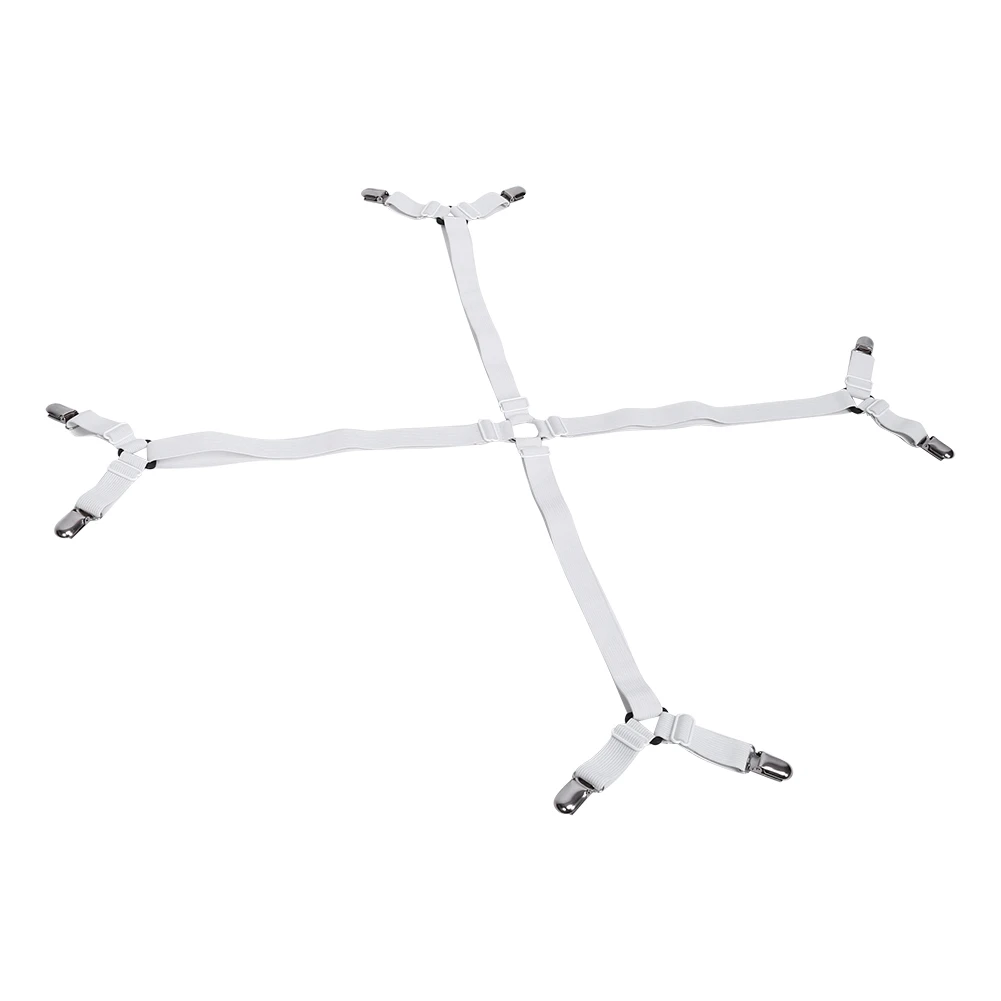Elastic Crisscross Bed Mattress Sheet Straps Clips Triangle Grippers Holder Fasteners WhiteSheet Straps
Elastic Crisscross Bed Mattress Sheet Straps Clips Triangle Grippers Holder Fasteners WhiteSheet Straps