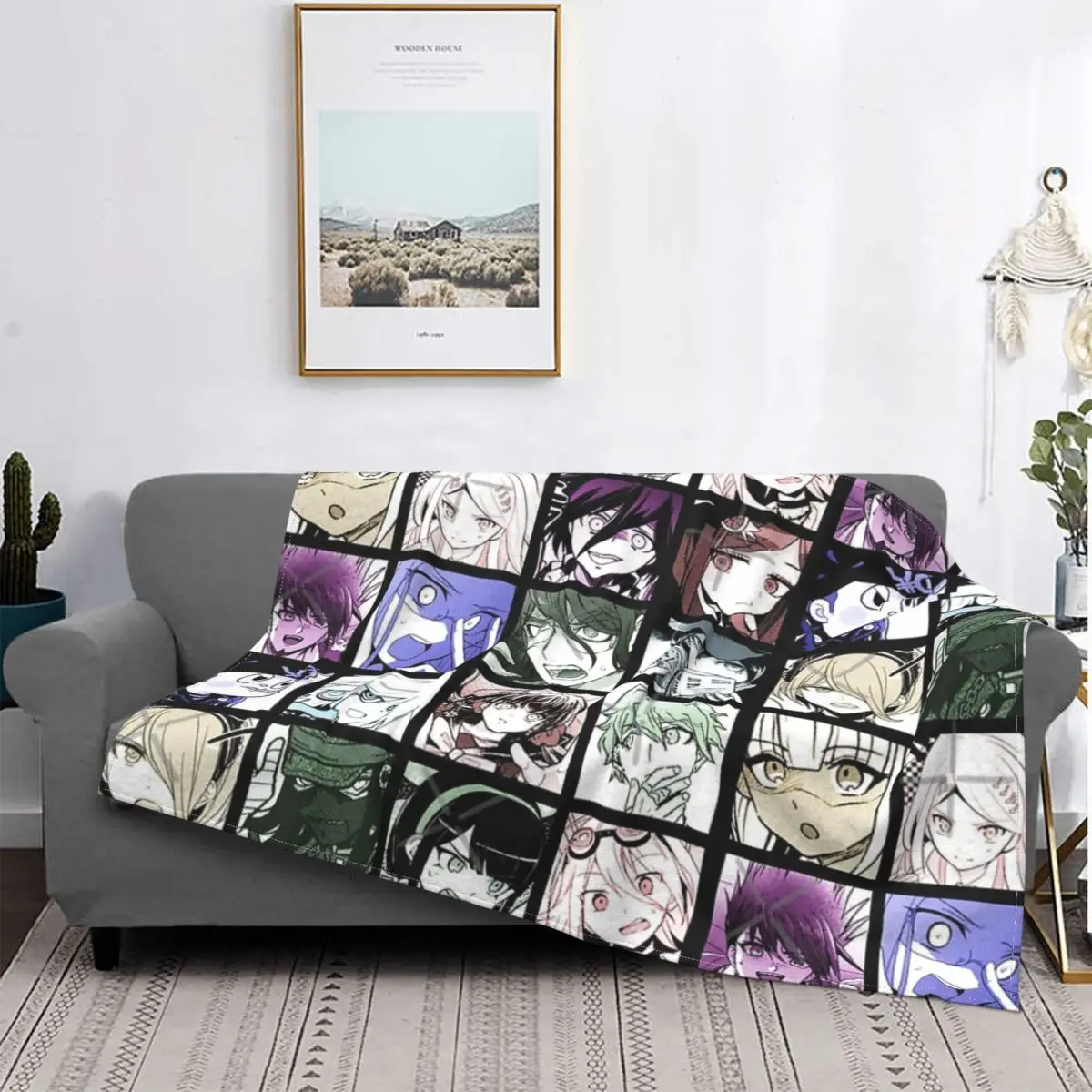 Drv3-colcha a cuadros para cama, manta de colores de colección de Manga, a cuadros, mullida, Kawaii, 220x240
Drv3-colcha a cuadros para cama, manta de colores de colección de Manga, a cuadros, mullida, Kawaii, 220x240