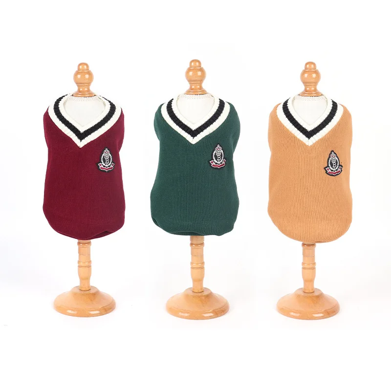 Korean Ins Pet Clothing Plus Velvet Autumn and Winter Knitted Vest V-neck Vest Bichon Corgi Clothes One Generation Pet Clothes
Korean Ins Pet Clothing Plus Velvet Autumn and Winter Knitted Vest V-neck Vest Bichon Corgi Clothes One Generation Pet Clothes