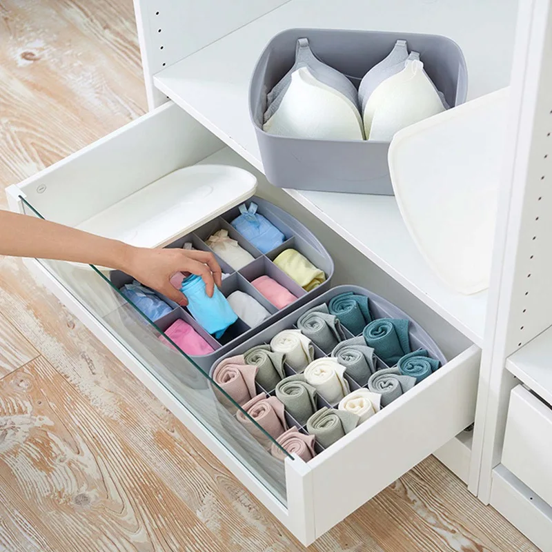 1 10 15 Grids Storage Box Socks Bra Underwear Organizer Closet Wardrobe Home Storage Desktop Wardrobe Plastic Boxes Organizer
1 10 15 Grids Storage Box Socks Bra Underwear Organizer Closet Wardrobe Home Storage Desktop Wardrobe Plastic Boxes Organizer