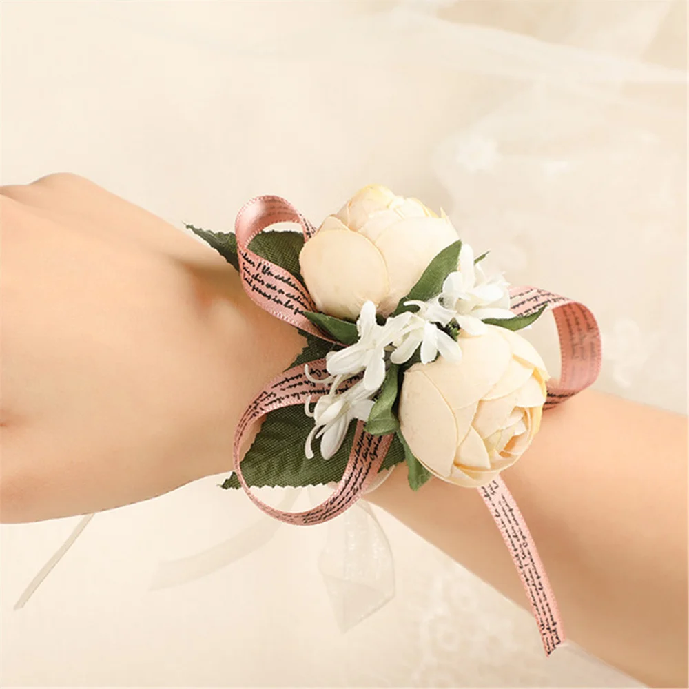 Wrist flower wedding bridesmaid hand flower double flower head simulation wrist decoration flower bride wrist flower
Wrist flower wedding bridesmaid hand flower double flower head simulation wrist decoration flower bride wrist flower