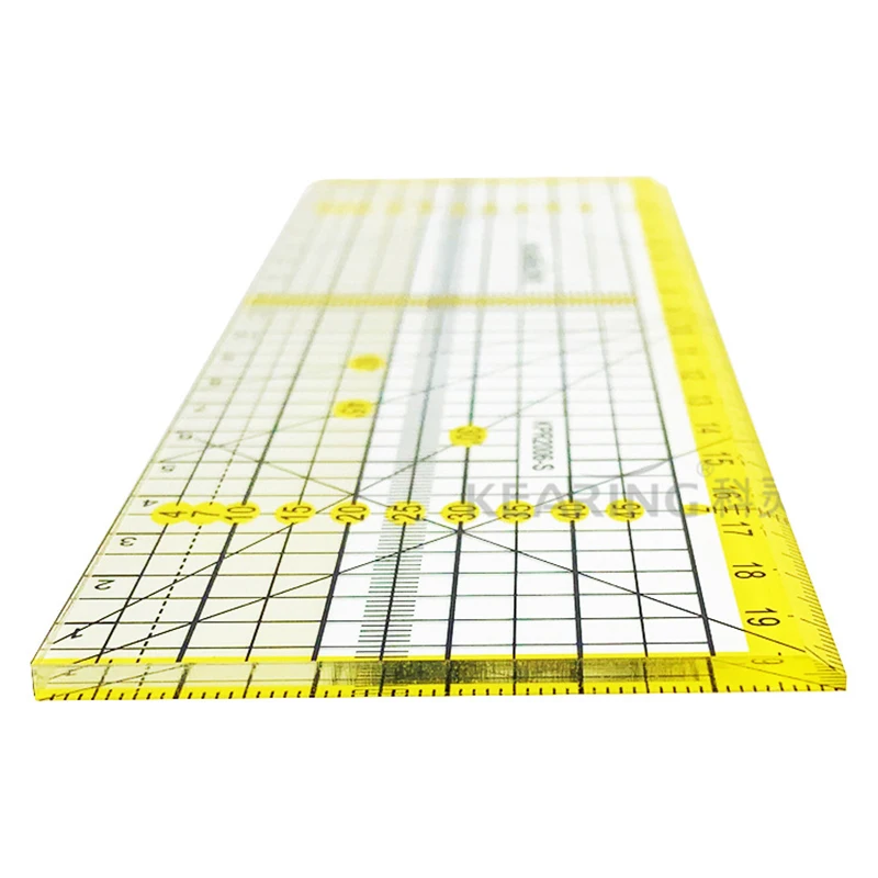 New Quilting Ruler Acrylic Quilters with Double Colored Grid Lines for Easy Precision Cutting Sewing | Канцтовары для офиса и