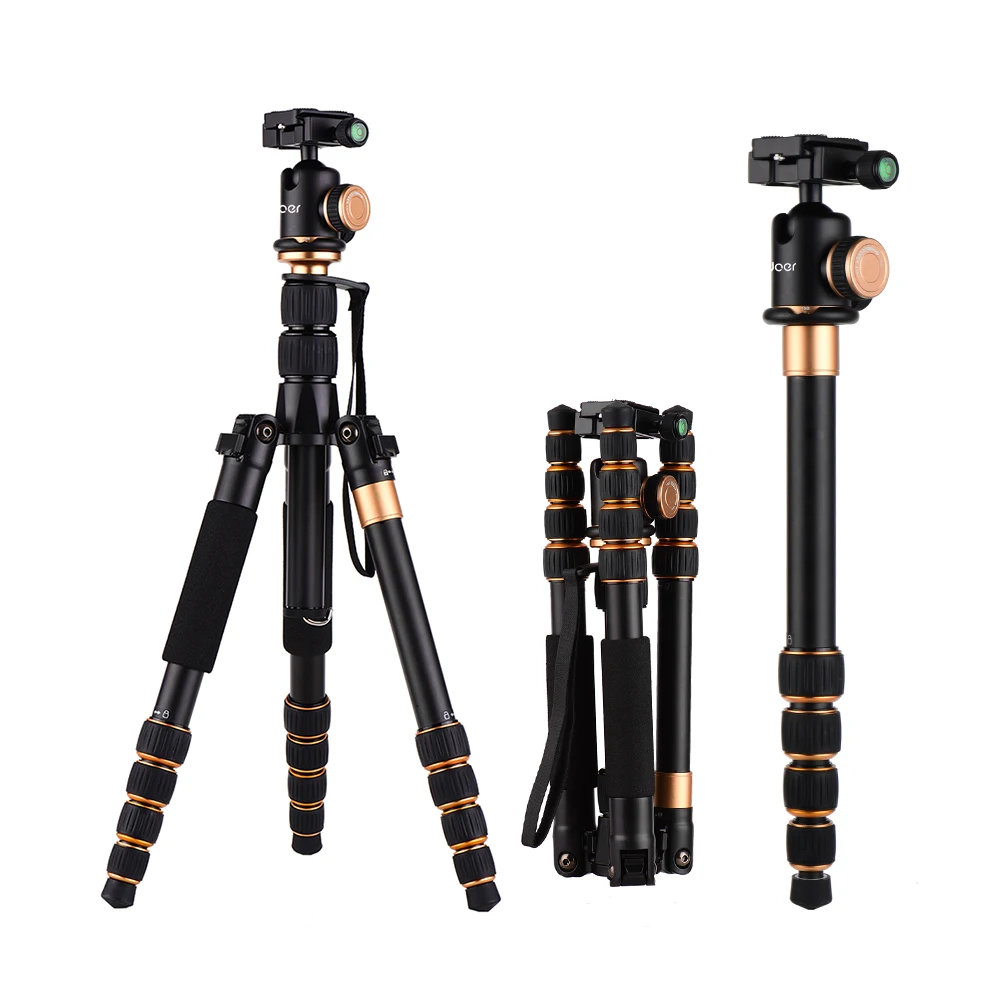 CZ STOCK 5-Section Adjustable Video Camera Tripod Monopod Aluminum Alloy with BallHead Bag for Canon Nikon Sony Max. Load 5kg
CZ STOCK 5-Section Adjustable Video Camera Tripod Monopod Aluminum Alloy with BallHead Bag for Canon Nikon Sony Max. Load 5kg