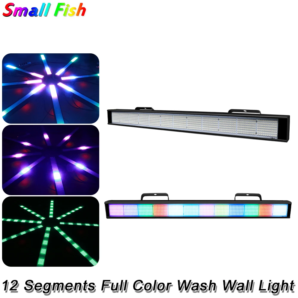 12 Segments Full Color Wash Wall Light Stage RGB Effect Running Horse Strobe Light Party Show Light DJ Disco Wedding Bar Light
12 Segments Full Color Wash Wall Light Stage RGB Effect Running Horse Strobe Light Party Show Light DJ Disco Wedding Bar Light