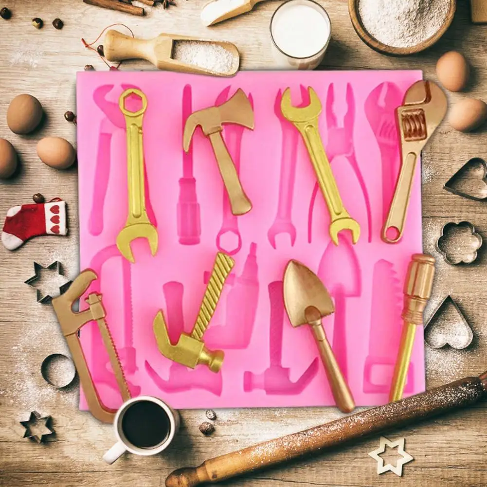 Construction Tools Fondant Silicone Molds for Chocolate Candy Cupcake Topper Cookie Decorating Epoxy Resin Soap Clay Wax Craft
Construction Tools Fondant Silicone Molds for Chocolate Candy Cupcake Topper Cookie Decorating Epoxy Resin Soap Clay Wax Craft