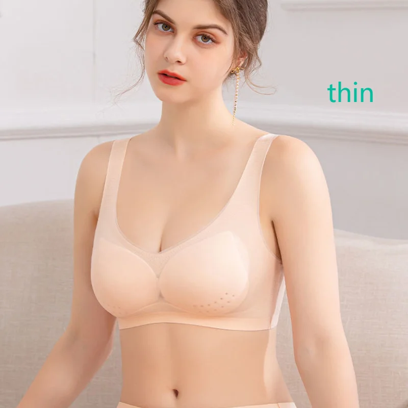 Plus Size Bra Seamless Bras For Women Ultra Thin Underwear Women Push Up Bra Big Size Lce Silk Breathable Female Bra wfws20 1pcs
Plus Size Bra Seamless Bras For Women Ultra Thin Underwear Women Push Up Bra Big Size Lce Silk Breathable Female Bra wfws20 1pcs