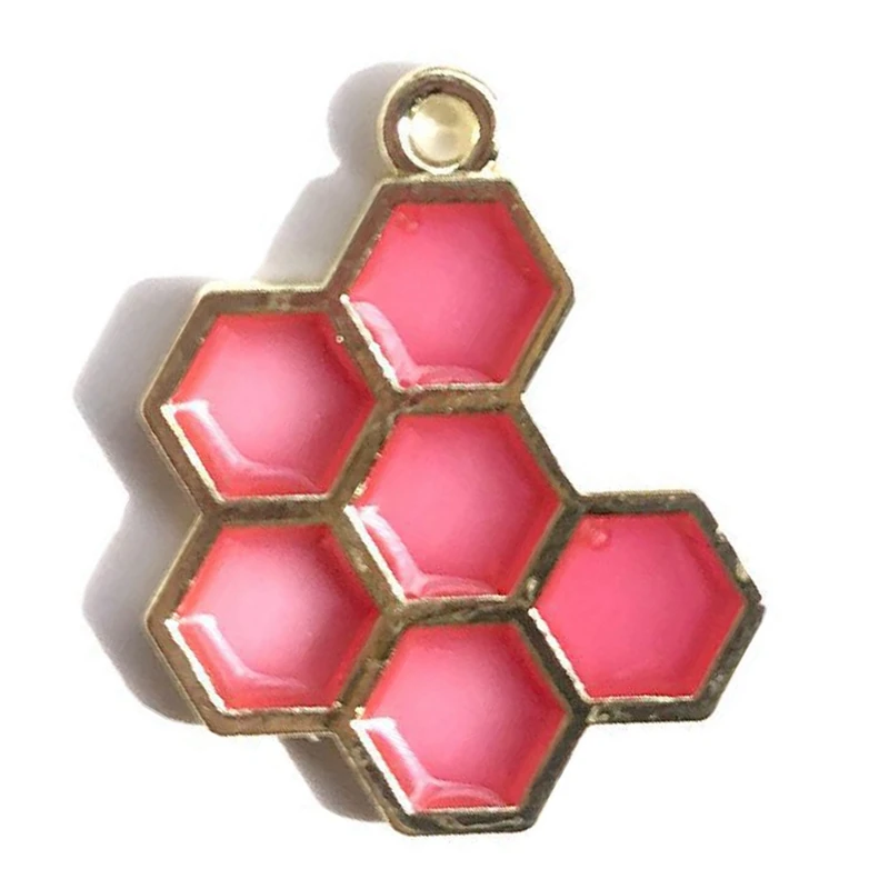 Enamel Charm Honeycomb Charm for Jewelry Making and Crafting Fashion Earring Charm Fashion Pendant
Enamel Charm Honeycomb Charm for Jewelry Making and Crafting Fashion Earring Charm Fashion Pendant