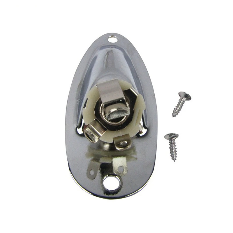 1 Set Electric Guitar Neck Plate with Screws,Chrome & 1Pcs Guitar Jack 1/4 Inch Input Output Jack Plate Socket 6.35Mm
1 Set Electric Guitar Neck Plate with Screws,Chrome & 1Pcs Guitar Jack 1/4 Inch Input Output Jack Plate Socket 6.35Mm