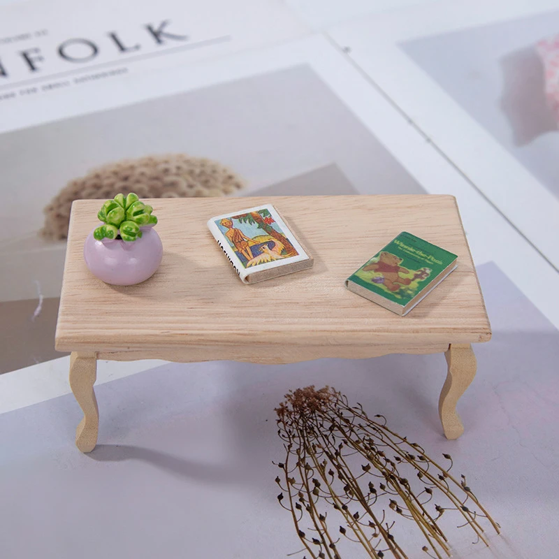 1/12 Dollhouse Mini Living Room Original Wood Color Coffee Table Model Simulation End Table Furniture Toy Wooden Craft Ornaments
1/12 Dollhouse Mini Living Room Original Wood Color Coffee Table Model Simulation End Table Furniture Toy Wooden Craft Ornaments