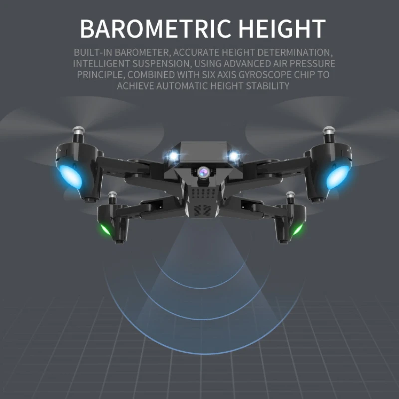 HD Aerial Photography RC Drone 2.4G WIFI 1080P Camera Height Hold Gravity Sensor Mobile Phone Control Remote Control Quadcopter
HD Aerial Photography RC Drone 2.4G WIFI 1080P Camera Height Hold Gravity Sensor Mobile Phone Control Remote Control Quadcopter