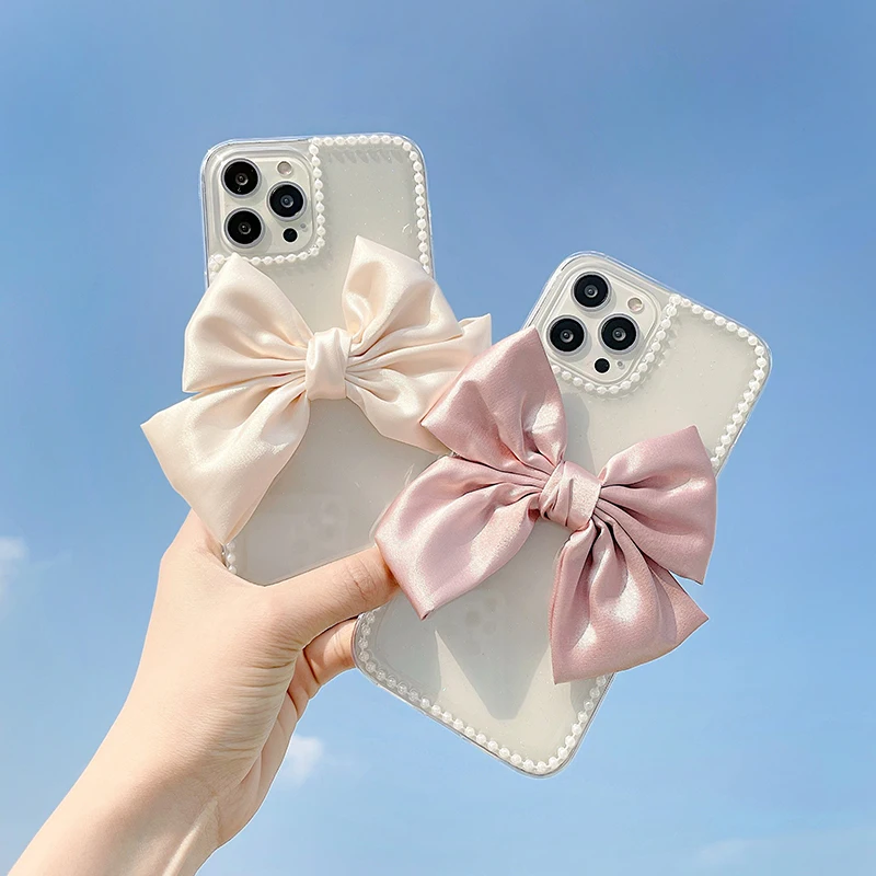 Cute 3D bowknot Pearl frame hone case for iphone 12 11 pro max 12mini SE2 7 8 plus X XR XS MAX transparent soft cover gril gift
Cute 3D bowknot Pearl frame hone case for iphone 12 11 pro max 12mini SE2 7 8 plus X XR XS MAX transparent soft cover gril gift