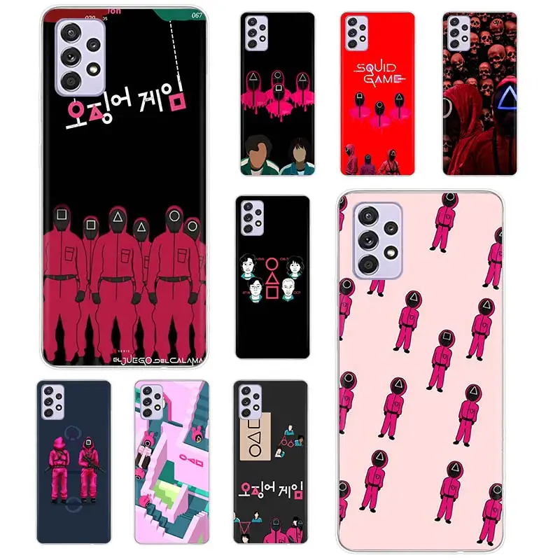 Korea Squid Game TV 456 Phone Case Funda For Samsung Galaxy A51 A71 A02S A91 A81 A50 A70 A30 A40 A10S A20E A90 A80 Cover Coque
Korea Squid Game TV 456 Phone Case Funda For Samsung Galaxy A51 A71 A02S A91 A81 A50 A70 A30 A40 A10S A20E A90 A80 Cover Coque