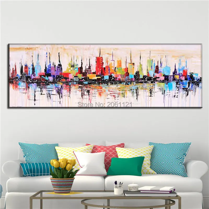 handmade modern abstract oil painting yellow orange canvas picture long city landscape pop art wall art for living room
handmade modern abstract oil painting yellow orange canvas picture long city landscape pop art wall art for living room