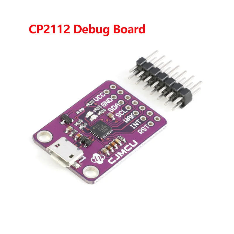 CP2112 Debug Board USB to SMBus I2C Communication Module 2.0 Microusb 2112 Evaluation Kit for CCS811 Sensor Module
CP2112 Debug Board USB to SMBus I2C Communication Module 2.0 Microusb 2112 Evaluation Kit for CCS811 Sensor Module