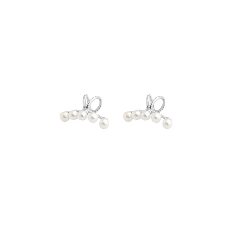 925 Sterling Silver Pearl Ear Bone Clip Without Pierced Ears Women's Light Luxury And Elegant Side Ear Bone Ear Clip Single
925 Sterling Silver Pearl Ear Bone Clip Without Pierced Ears Women's Light Luxury And Elegant Side Ear Bone Ear Clip Single