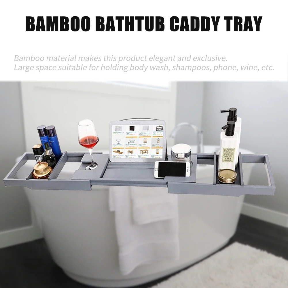 Extendable Bathtub Caddy Tray Bamboo Spa Bathtub Caddy Organizer Book Wine Holder Nonslip Bottom Extendable Sides Tub Shelf
Extendable Bathtub Caddy Tray Bamboo Spa Bathtub Caddy Organizer Book Wine Holder Nonslip Bottom Extendable Sides Tub Shelf