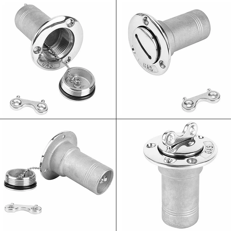 Marine Boat Deck Fuel Filler with Key Cap 38mm 1.5 in 316 Stainless Steel Boat Gas Cap Key Hardware Gas Marine Tank Fill
Marine Boat Deck Fuel Filler with Key Cap 38mm 1.5 in 316 Stainless Steel Boat Gas Cap Key Hardware Gas Marine Tank Fill