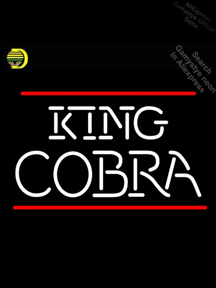 Неоновая вывеска для King Cobra неоновая лампа ручной работы Коммерческая Подсветка