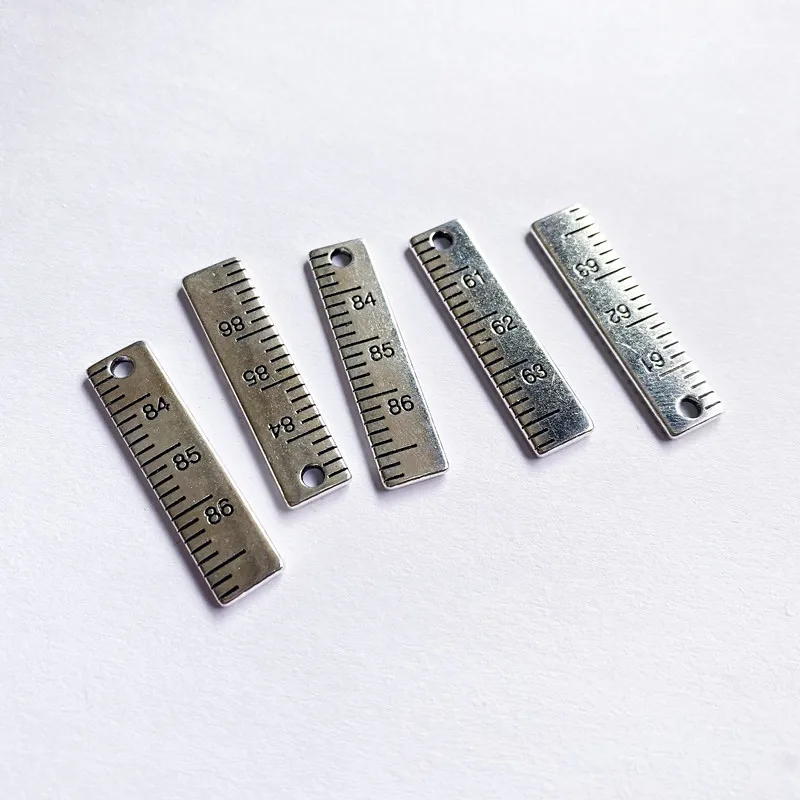 24pcs Student Math Ruler Charm Metal Zinc Alloy Pendants Accessories For DIY Necklace Handmade Jewelry Making School Supplies
24pcs Student Math Ruler Charm Metal Zinc Alloy Pendants Accessories For DIY Necklace Handmade Jewelry Making School Supplies