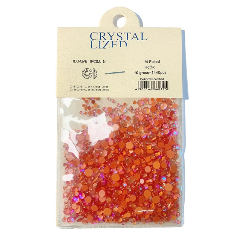 

Mixed Sizes Nail Rhinestones Glass Shine Crystal Jewels Long Lasting Charms Gems Stones for Nails Art Decorations