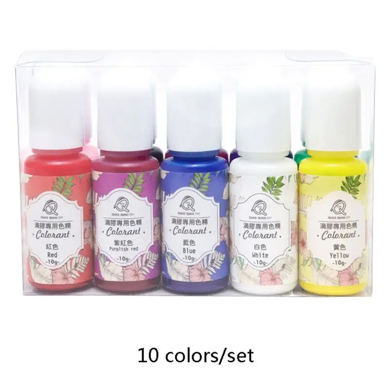 P15F 10 Pcs/set Handmade Jewelry Accessories Oily Dye Color Fine DIY Crystal Epoxy Tasteless Coloring Pigment Agent
P15F 10 Pcs/set Handmade Jewelry Accessories Oily Dye Color Fine DIY Crystal Epoxy Tasteless Coloring Pigment Agent
