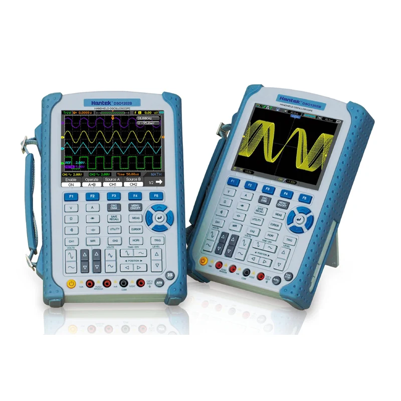 Hantek DSO1202B Handheld Oscilloscope 2 Channels 200MHz oscilloscope with 6000 multimeter
Hantek DSO1202B Handheld Oscilloscope 2 Channels 200MHz oscilloscope with 6000 multimeter