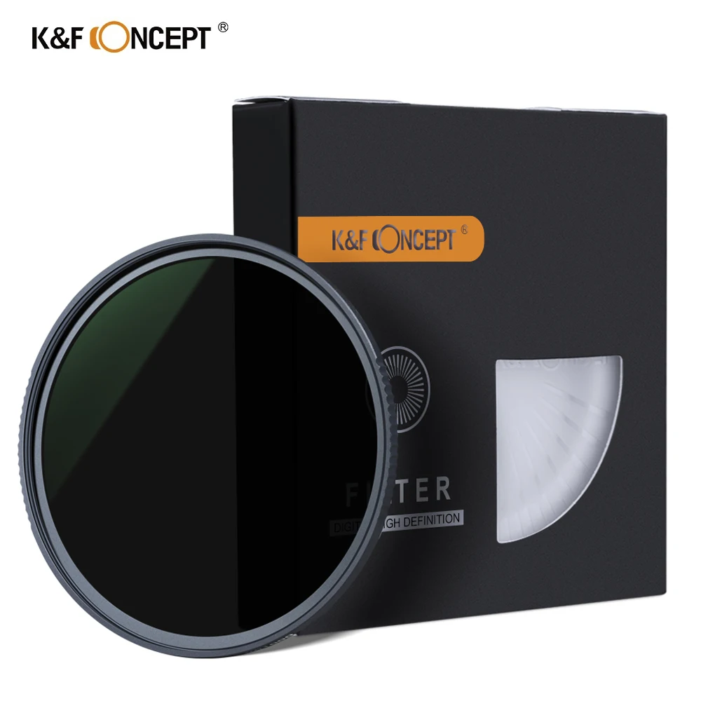 Фильтр для объектива K & F Concept Nano X ND4 ND8 49 мм 58 67 72 77 82 мм|Фотофильтры объективов| |