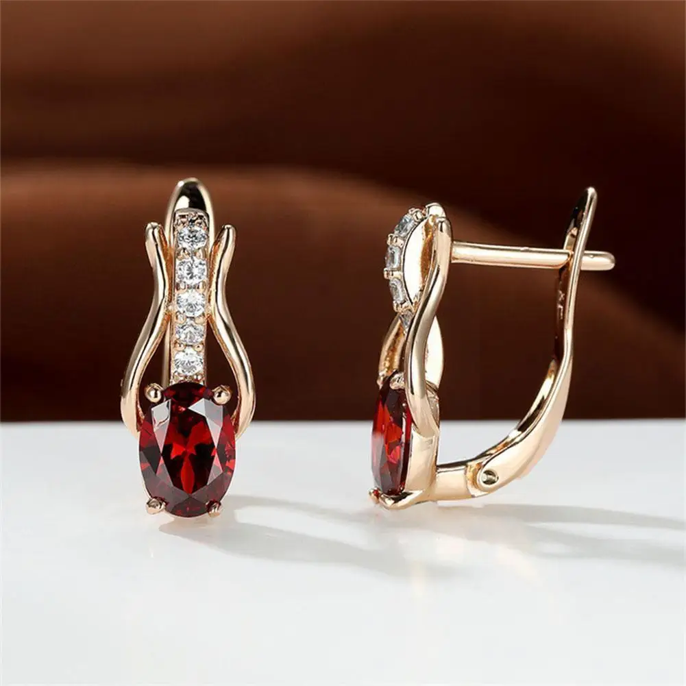 Oval Zircon Earrings Stud Earrings Geometric Crystal Hoop Earrings Exquisite Piercing Earrings for Women Wedding Bridal Jew X4K5
Oval Zircon Earrings Stud Earrings Geometric Crystal Hoop Earrings Exquisite Piercing Earrings for Women Wedding Bridal Jew X4K5