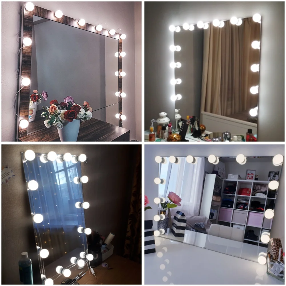 LED Makeup Mirror Light USB Mirror With Lights 12V Light Makeup Mirror 8W 12W 16W 20W Bathroom Bulb Kit for Dressing Table
LED Makeup Mirror Light USB Mirror With Lights 12V Light Makeup Mirror 8W 12W 16W 20W Bathroom Bulb Kit for Dressing Table