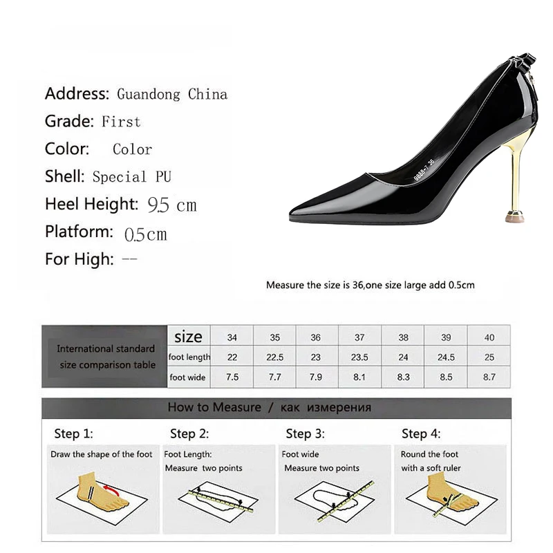 Meriahzheng 9.5CM Fashion Pointed Rhinestone High Heels Sexy Women's Singles Shoes with Heels Professional OL Women's Shoes LSJ 
Meriahzheng 9.5CM Fashion Pointed Rhinestone High Heels Sexy Women's Singles Shoes with Heels Professional OL Women's Shoes LSJ