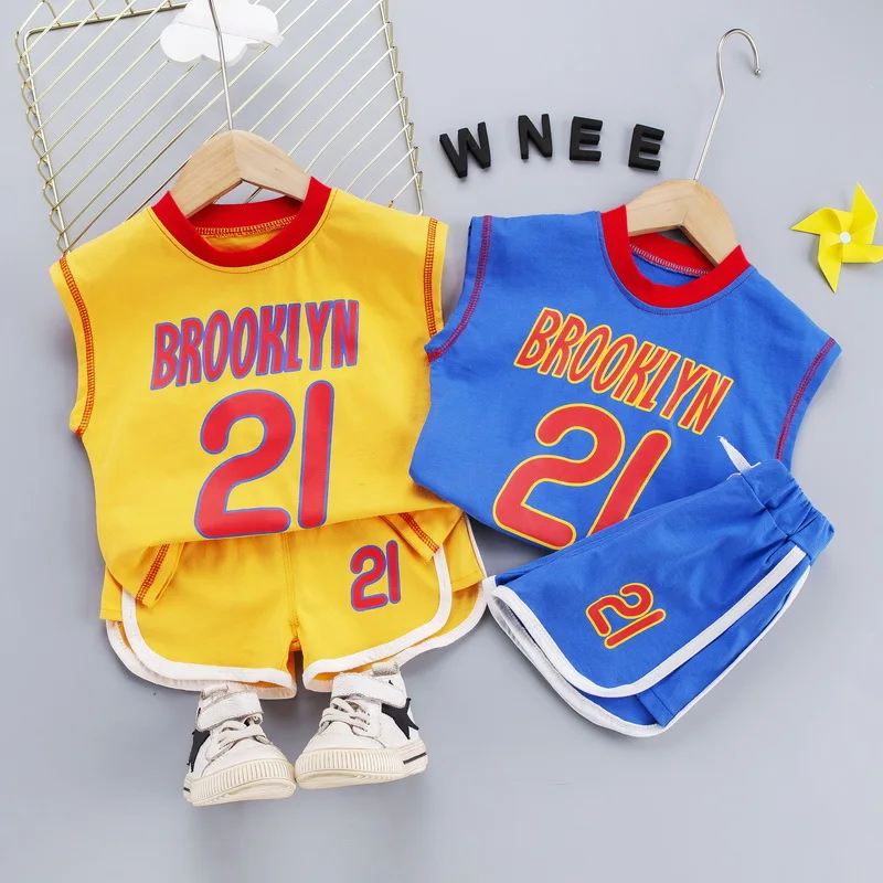 Summer Kids Sport Clothing Baby Boys Girls Cartoon Casual T Shirt Shorts 2Pcs/sets Children Infant Clothes Toddler Tracksuit Set
Summer Kids Sport Clothing Baby Boys Girls Cartoon Casual T Shirt Shorts 2Pcs/sets Children Infant Clothes Toddler Tracksuit Set