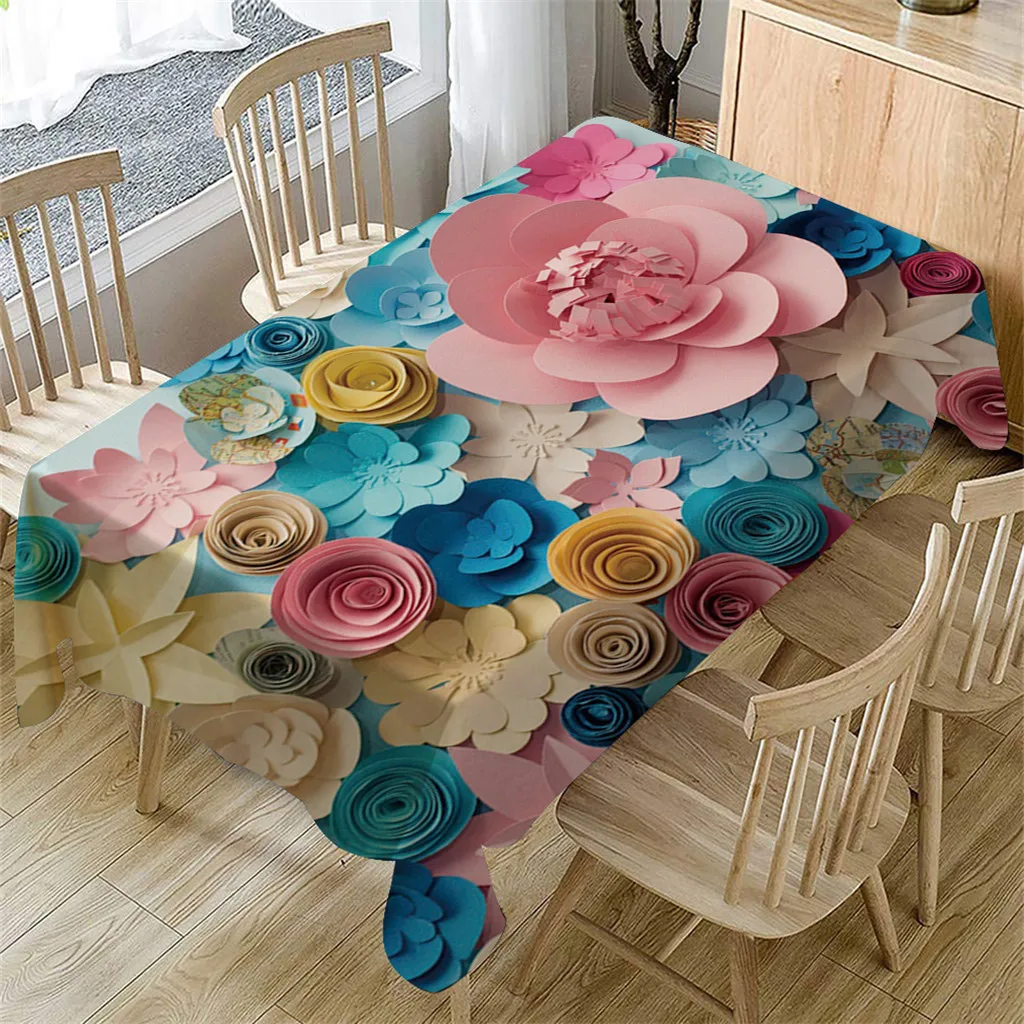 Tablecloth Primeval 3D Flower Table Cloth Rectangular Tea Table Cover Kitchen Dining Wedding Birthday Party Home Decor manteles
Tablecloth Primeval 3D Flower Table Cloth Rectangular Tea Table Cover Kitchen Dining Wedding Birthday Party Home Decor manteles