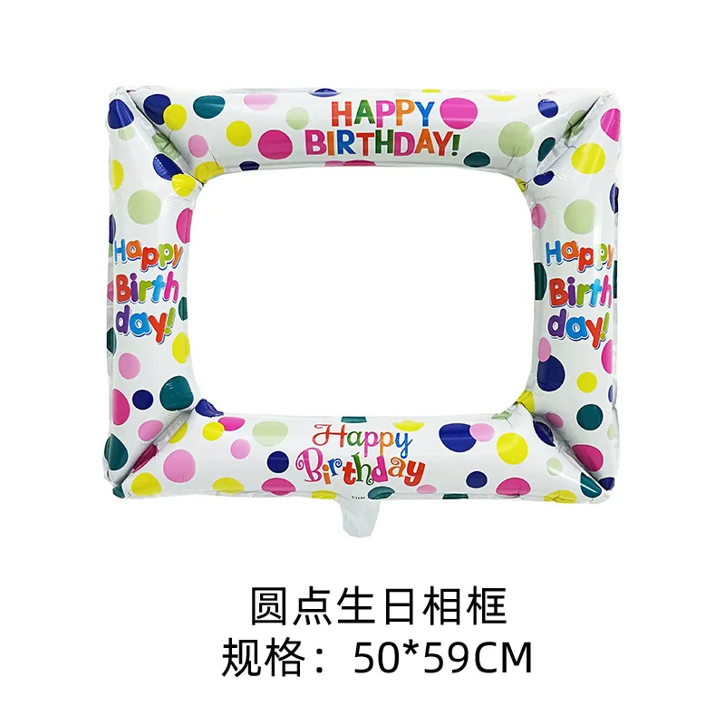 1pc/birthday Photo Booth Aluminum Foil Balloon Birthday Graduation Family Party Photo Frame Photography Props Party Decoration
1pc/birthday Photo Booth Aluminum Foil Balloon Birthday Graduation Family Party Photo Frame Photography Props Party Decoration