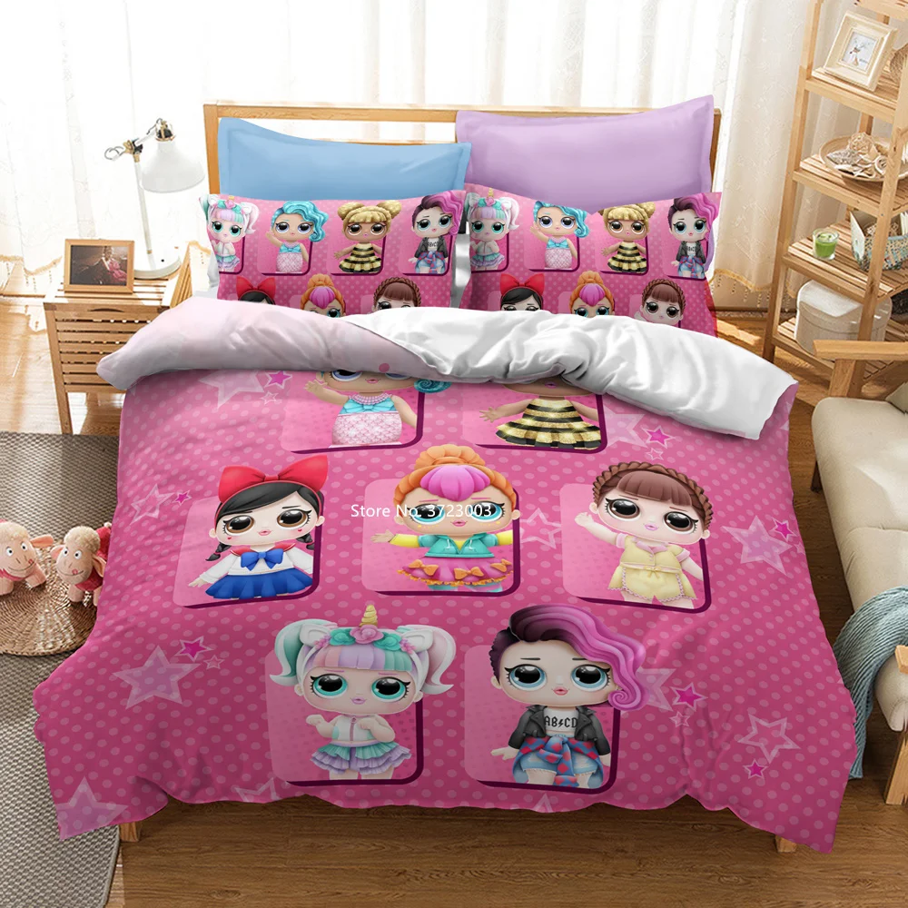 Cartoon Doll Pattern Bedding Set 3D Digital Printed Single and Double King and Queen Size Duvet Pillowcase Home Textile
Cartoon Doll Pattern Bedding Set 3D Digital Printed Single and Double King and Queen Size Duvet Pillowcase Home Textile