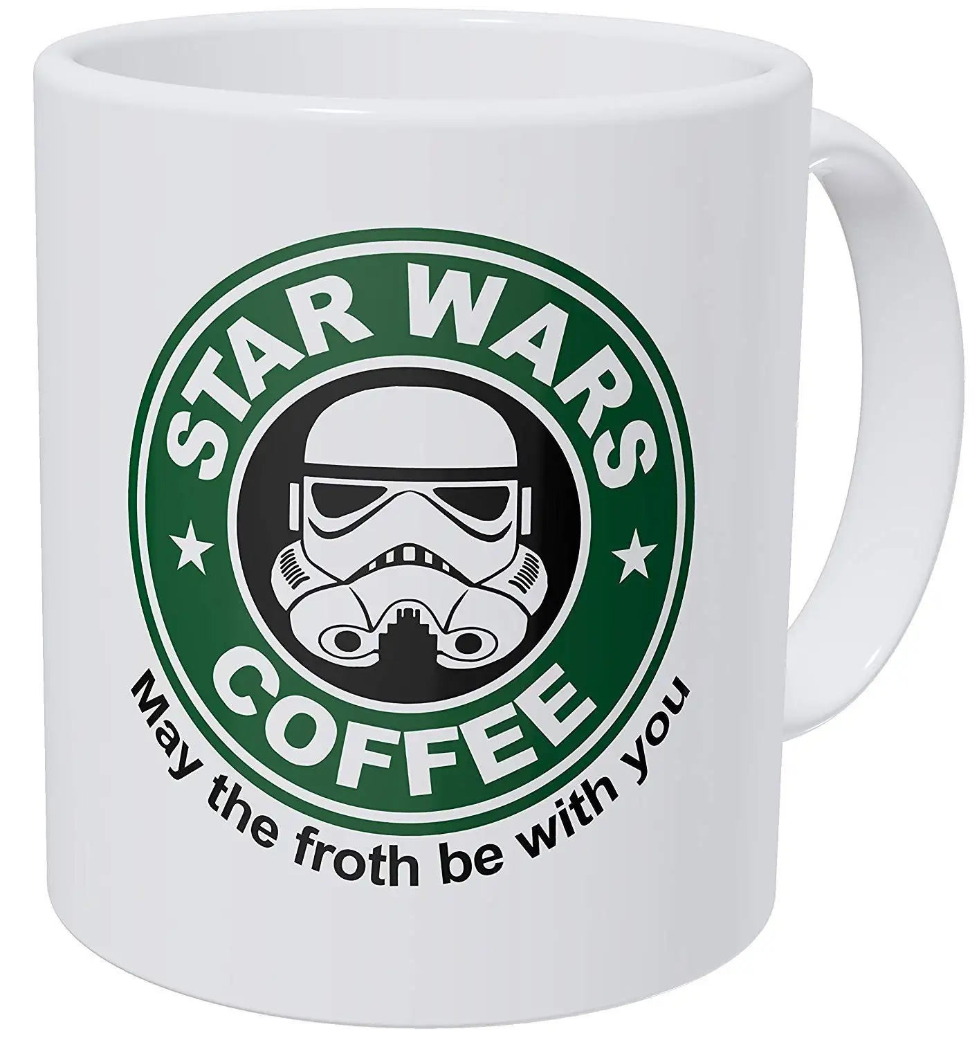 Забавная кофейная кружка Starwars с надписью May The Froth Be With You 11 унций|Кружки| |