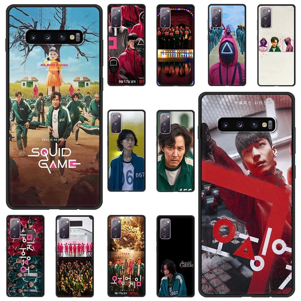 TV Show Squid Game Luxury Soft Phone Case for Samsung Galaxy S20 FE S21 Ultra S10 S10E S9 S8 Note 20 10 Plus Lite Cover Shell
TV Show Squid Game Luxury Soft Phone Case for Samsung Galaxy S20 FE S21 Ultra S10 S10E S9 S8 Note 20 10 Plus Lite Cover Shell