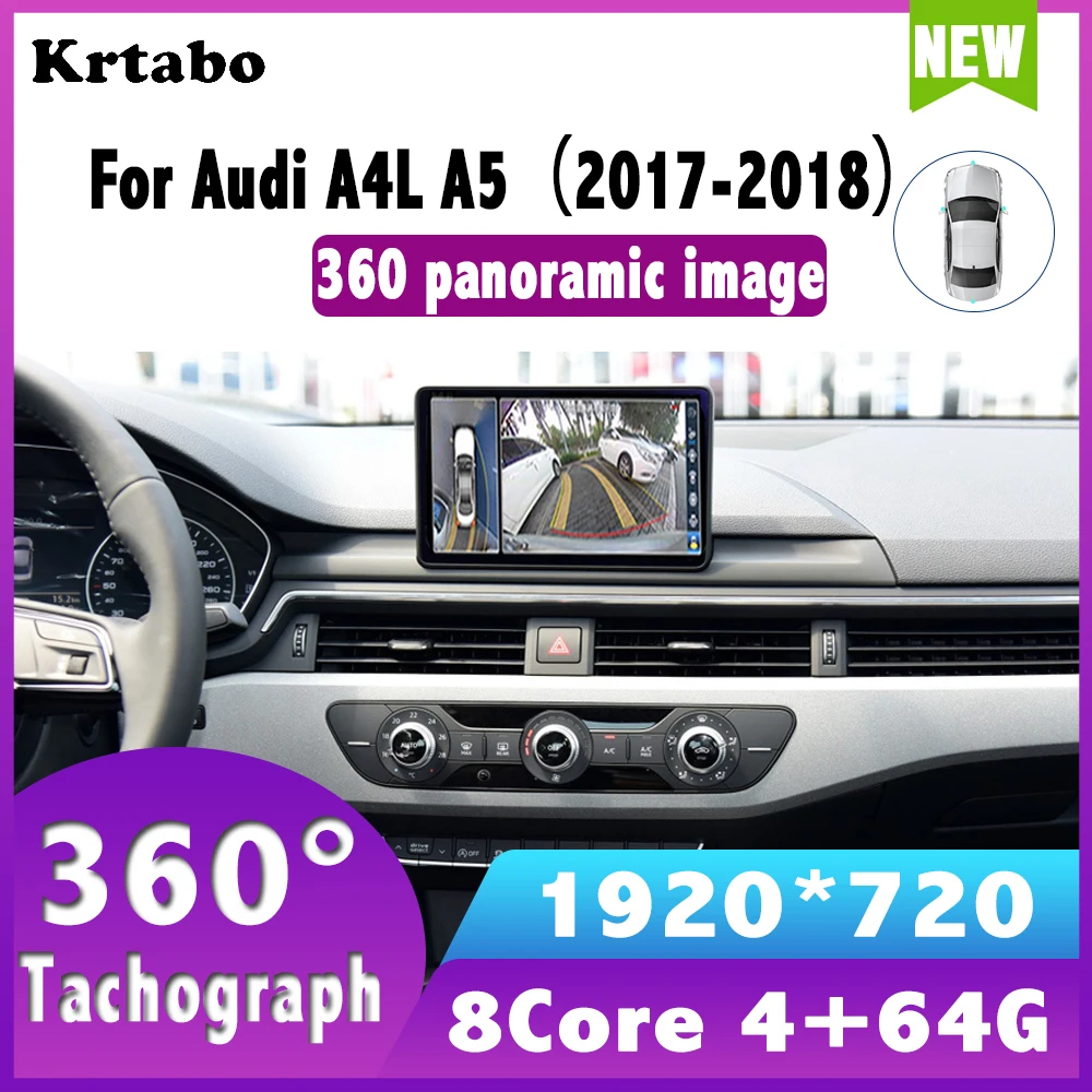 Krtabo 4 + 64 ГБ Android 10,0 автомобильный Радио мультимедийный плеер 360 камера для Audi A4L A5 2017 2018 навигация WIFI BT
Krtabo 4 + 64 ГБ Android 10,0 автомобильный Радио мультимедийный плеер 360 камера для Audi A4L A5 2017 2018 навигация WIFI BT
