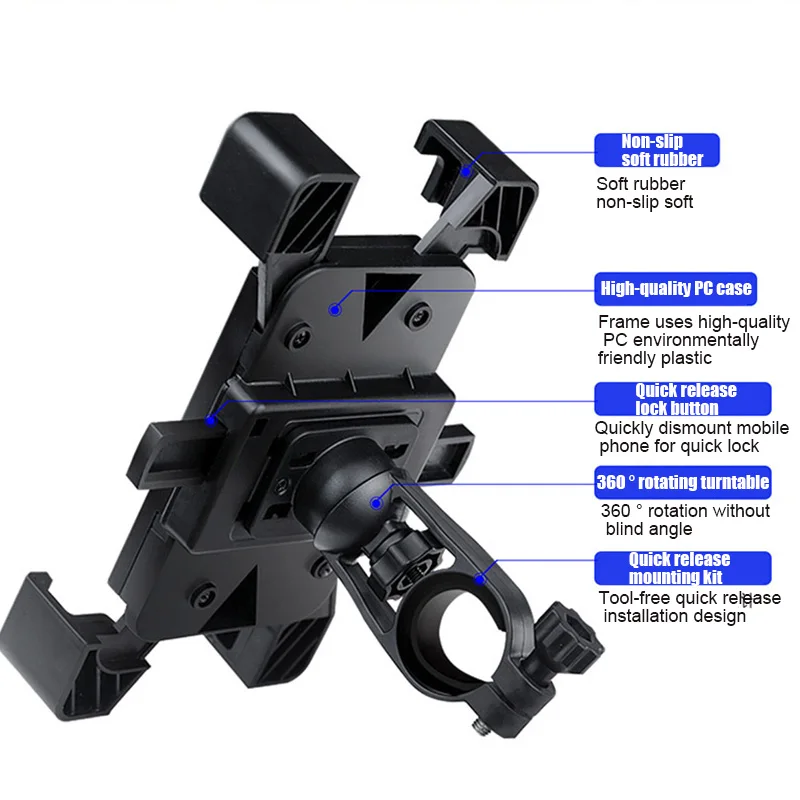 Hot Bicycle Mobile Phone Holder Motorcycle Shockproof Phone Navigation Bracket Stand MVI-ing
Hot Bicycle Mobile Phone Holder Motorcycle Shockproof Phone Navigation Bracket Stand MVI-ing