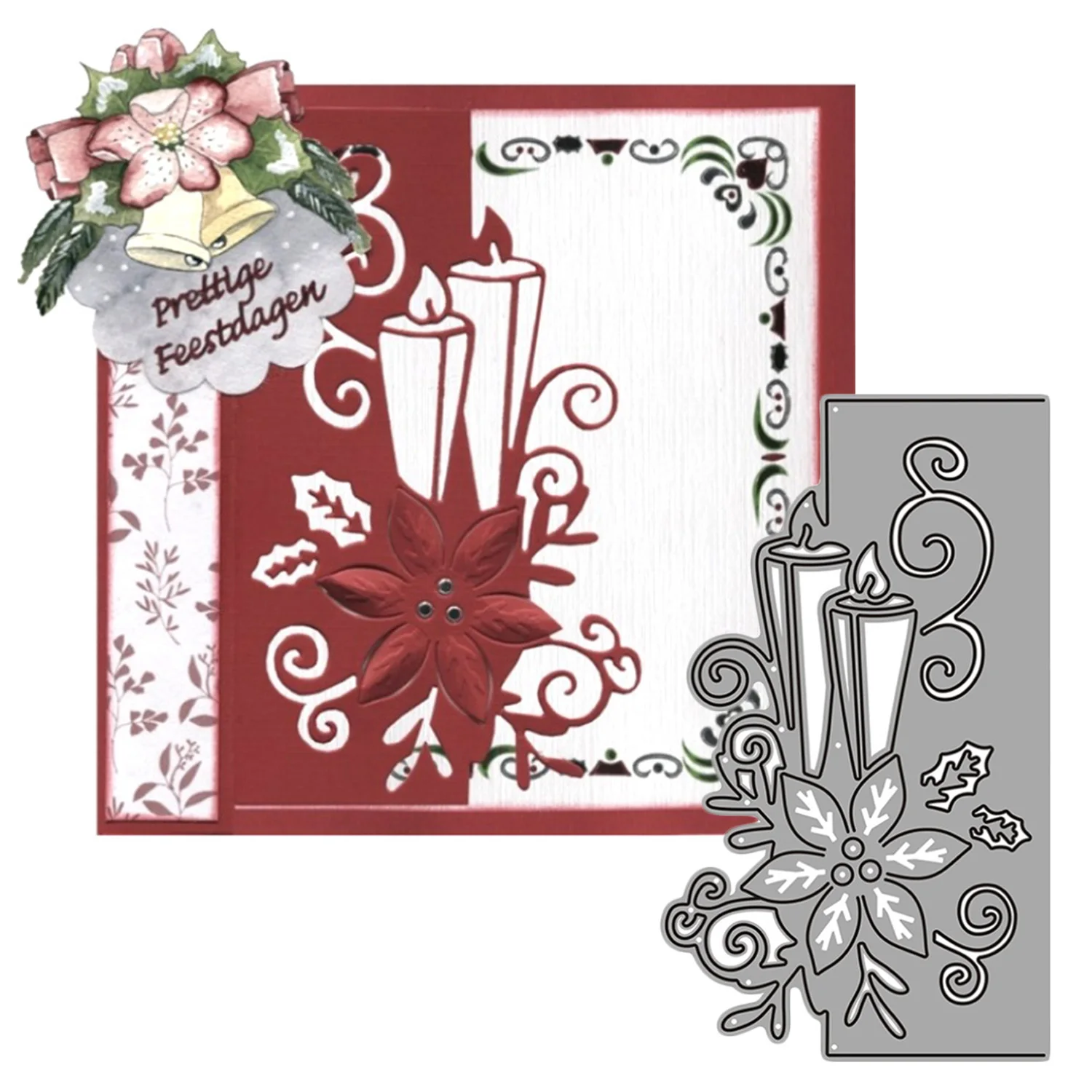Christmas Cutting Dies Xmas Themed Lace Metal Cutting Die for Scrapbook for DIY Christmas Album Paper Card Xmas Cutting Stencil
Christmas Cutting Dies Xmas Themed Lace Metal Cutting Die for Scrapbook for DIY Christmas Album Paper Card Xmas Cutting Stencil