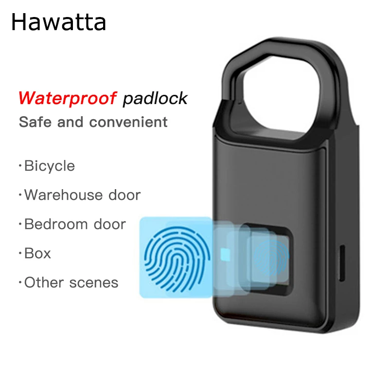 Hawatta Hot USB High Quality Waterproof Outdoor Security Combination Fingerprint Padlock
Hawatta Hot USB High Quality Waterproof Outdoor Security Combination Fingerprint Padlock