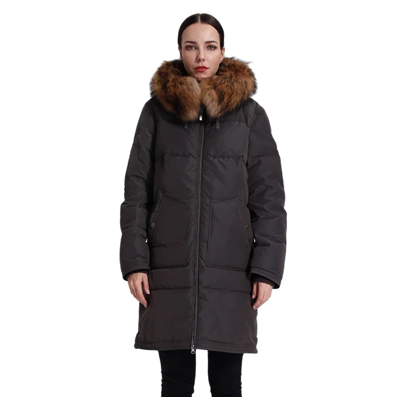 Women Down Jacket Real Fur Female Cotton Plus Coat Outwear Windproof Quilted Quality Warm Waterproof Hood Ladies Clothes 35-255
Women Down Jacket Real Fur Female Cotton Plus Coat Outwear Windproof Quilted Quality Warm Waterproof Hood Ladies Clothes 35-255